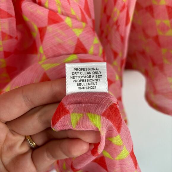 NWT MISA Petra Pink Long Sleeve Mini Dress - Picture 11 of 11